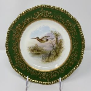 Antique Coalport Decorative Fine Bone China Plate